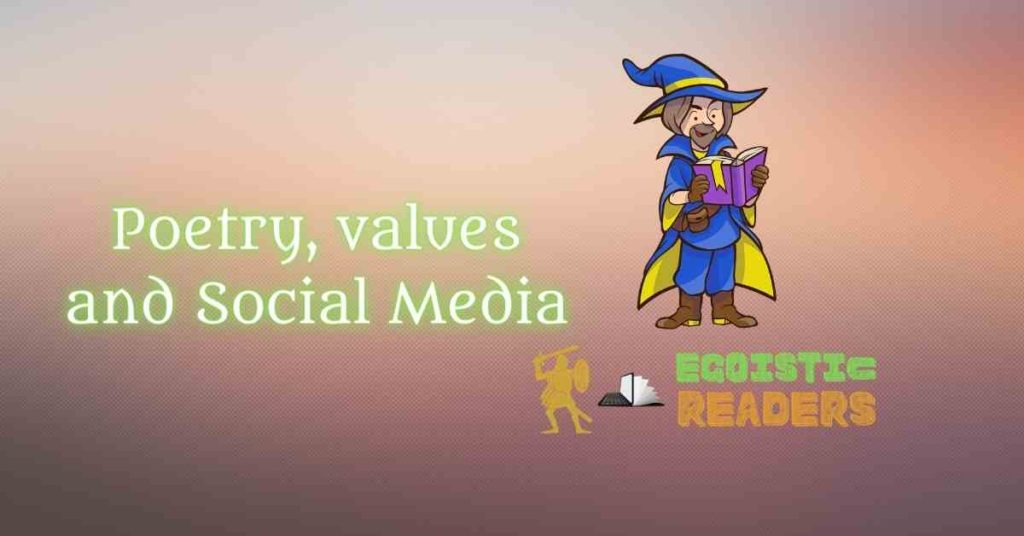 Poetry, values and social media instagram